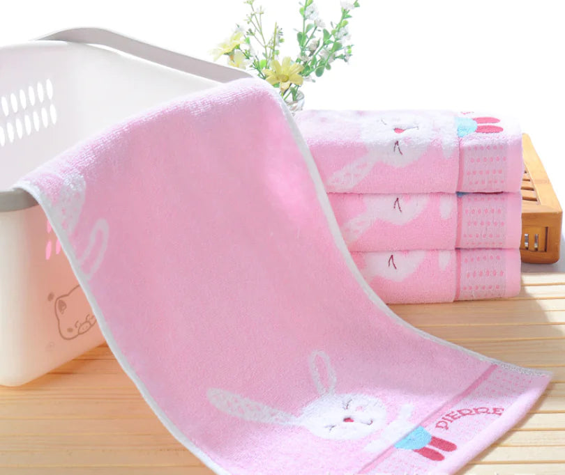 100% Cotton Face Towels - Absorbent and Soft