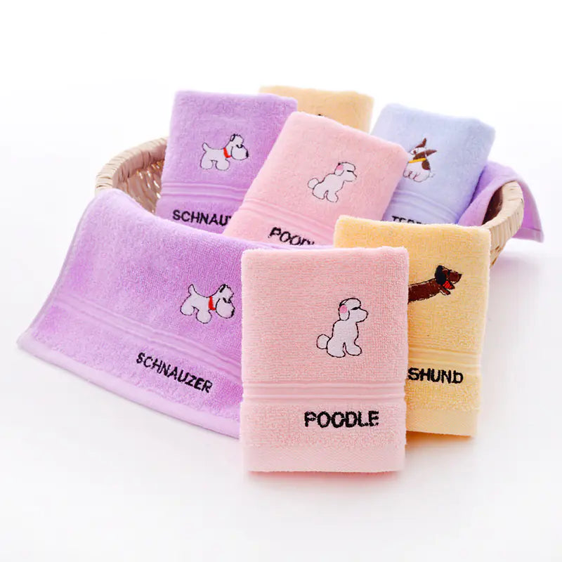 Cartoon Children's Face Towels (Set of 2)