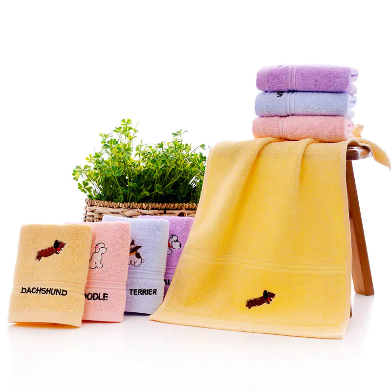 Cartoon Children's Face Towels (Set of 2)