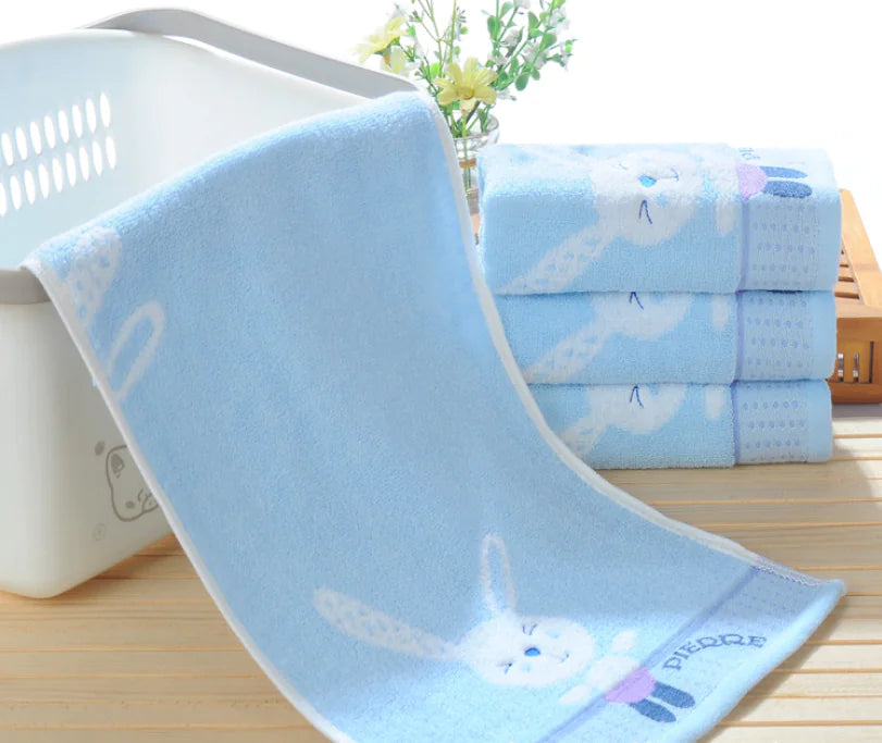 100% Cotton Face Towels - Absorbent and Soft