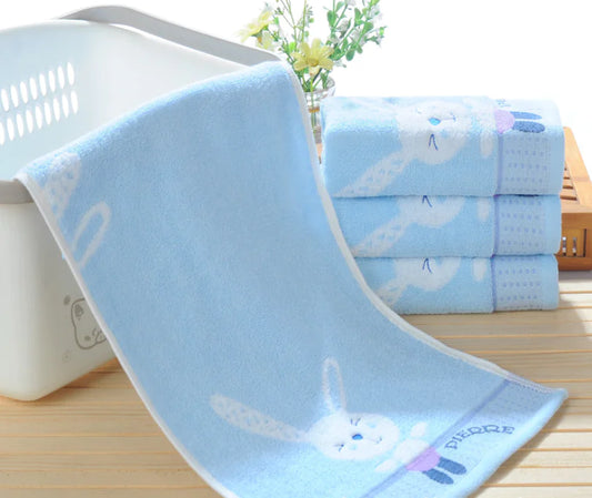 100% Cotton Face Towels - Absorbent and Soft